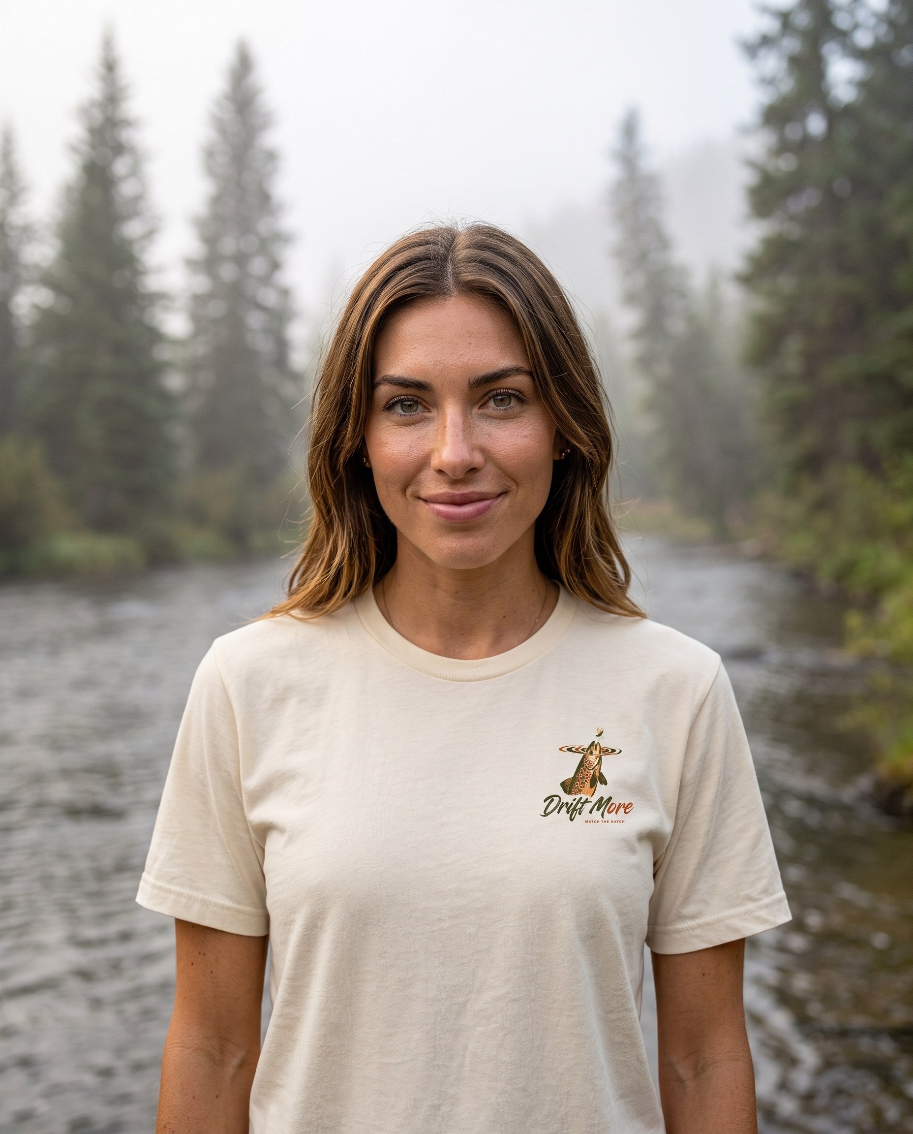 Match the Hatch Tee — on-model