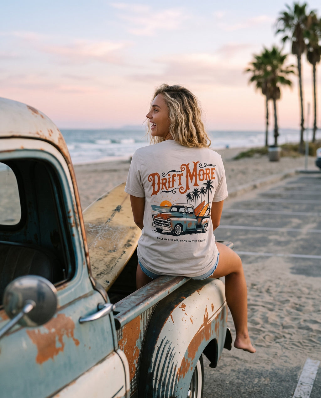 Tailgate Dusk Tee — on-model