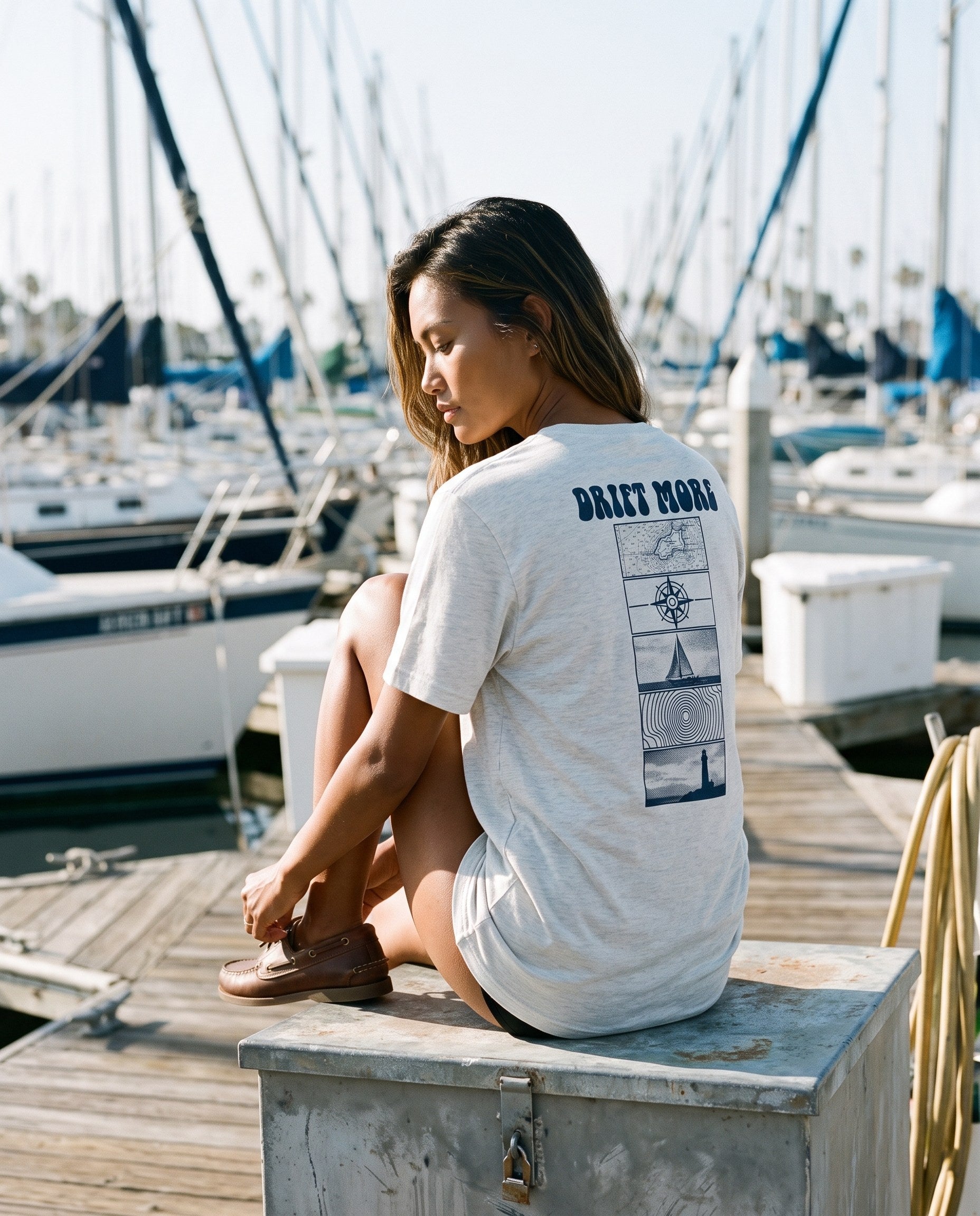 Windward Crest Tee — on-model